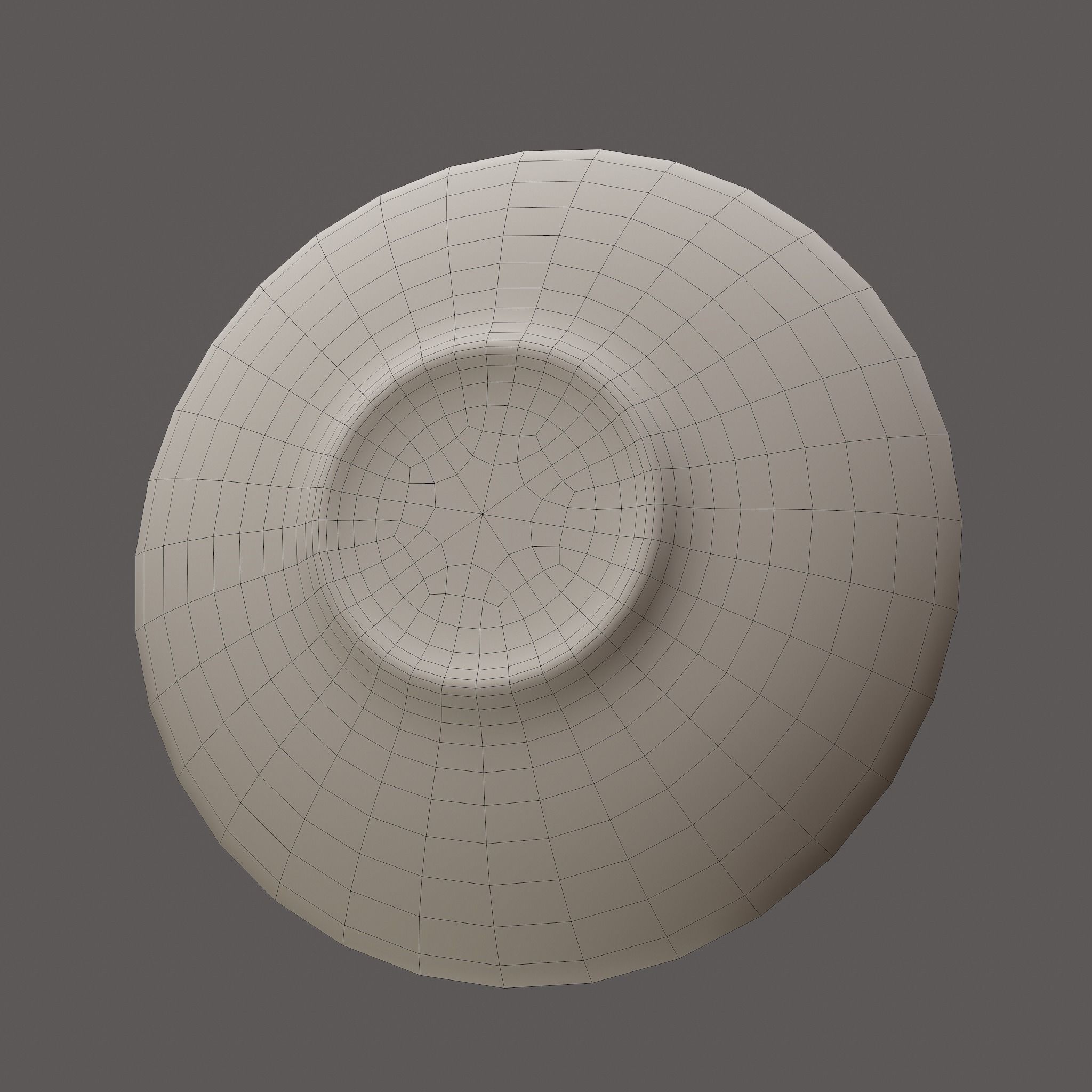 Terracotta Plate Free low-poly 3D model_27