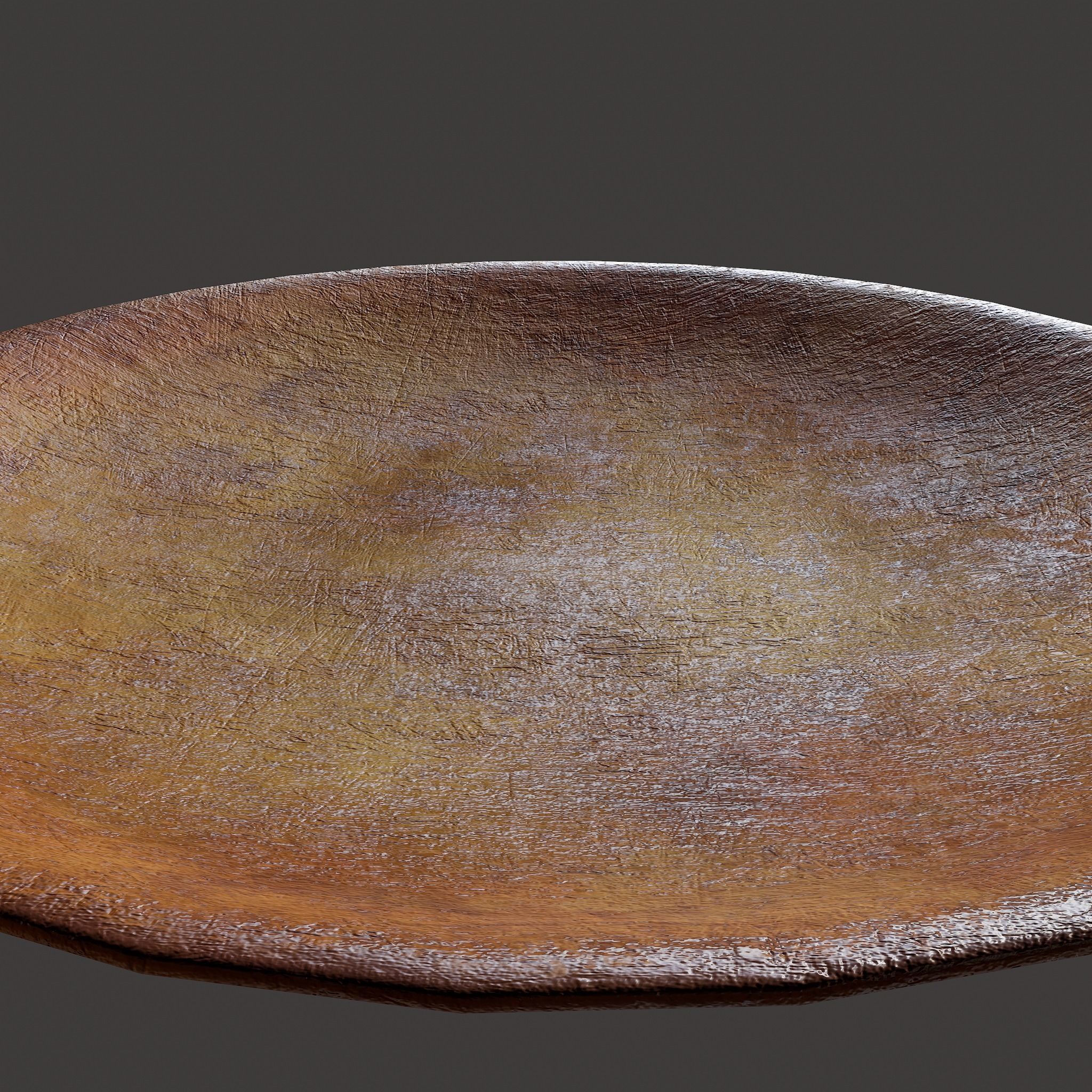 Terracotta Plate Free low-poly 3D model_20