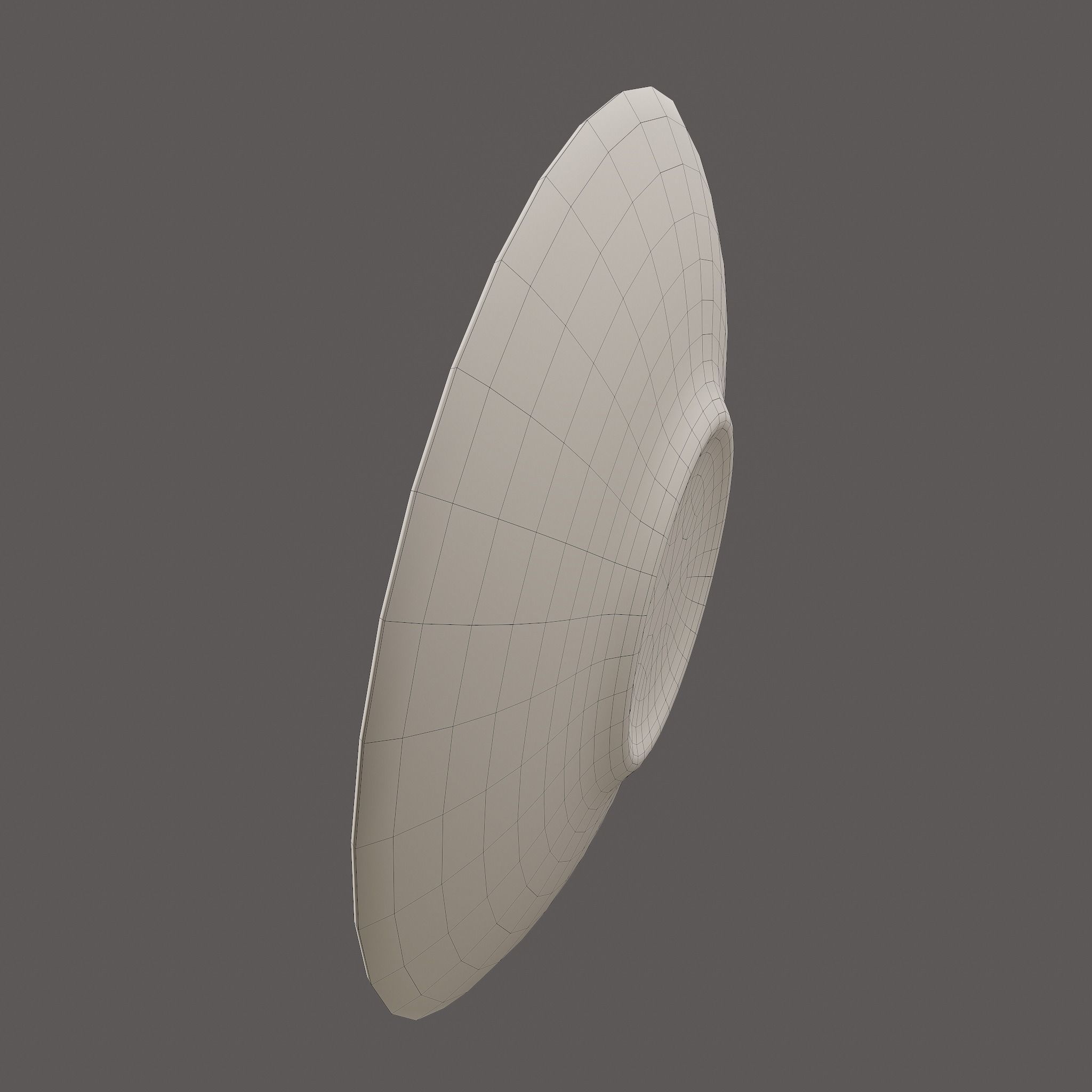 Terracotta Plate Free low-poly 3D model_28