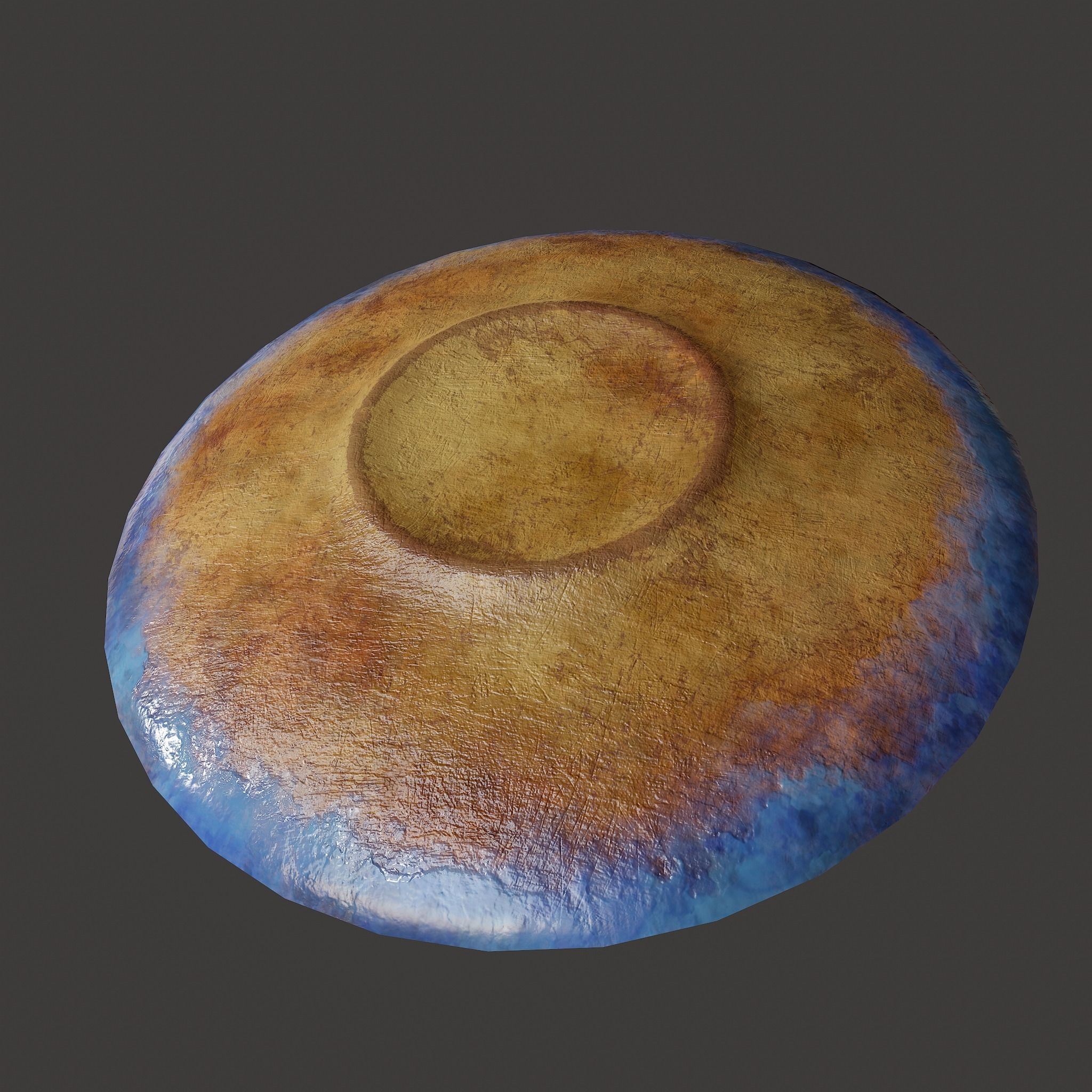 Terracotta Plate Free low-poly 3D model_22