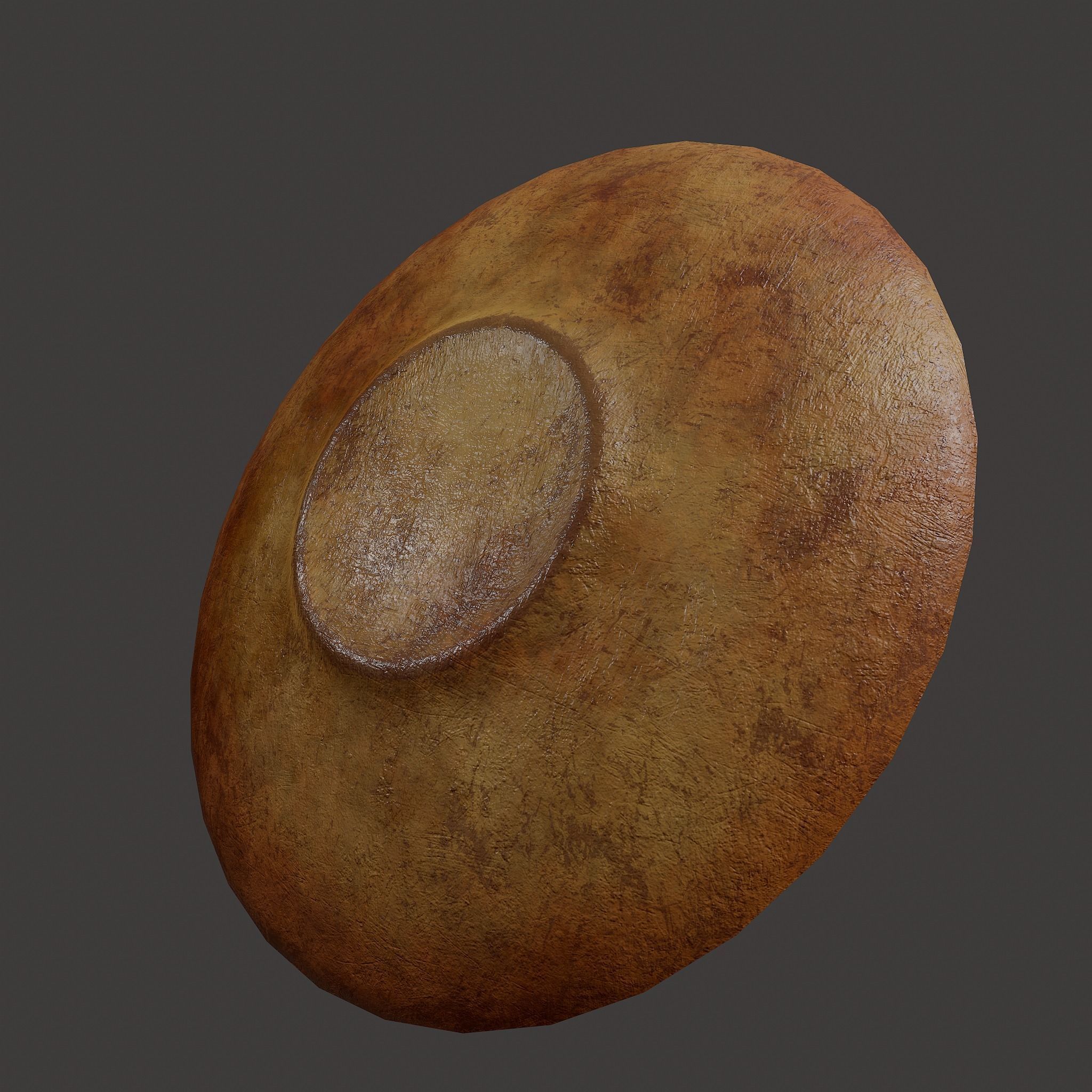 Terracotta Plate Free low-poly 3D model_18