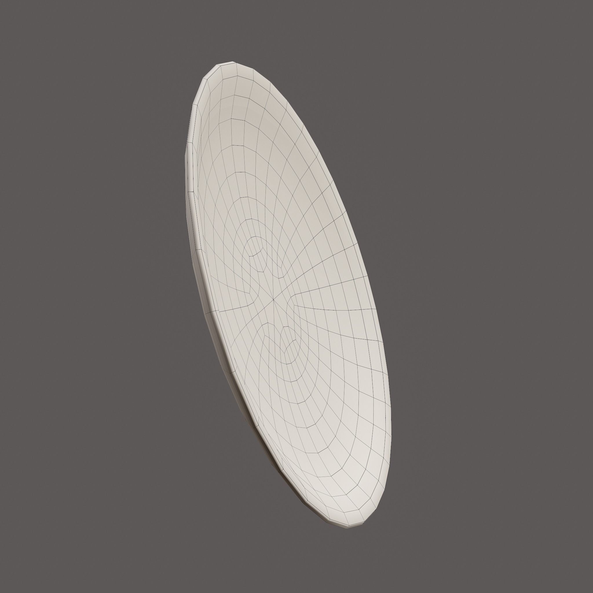 Terracotta Plate Free low-poly 3D model_32