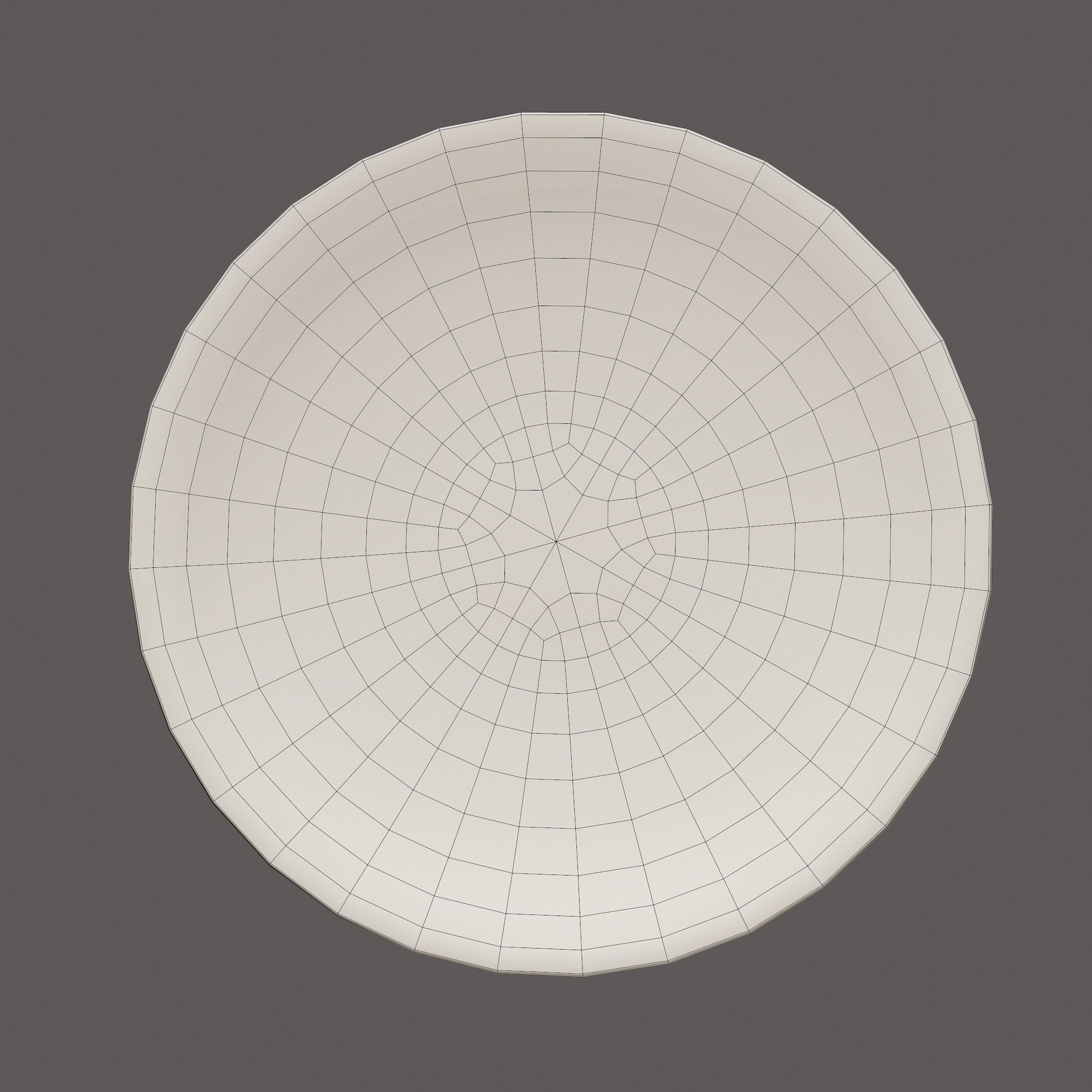 Terracotta Plate Free low-poly 3D model_31