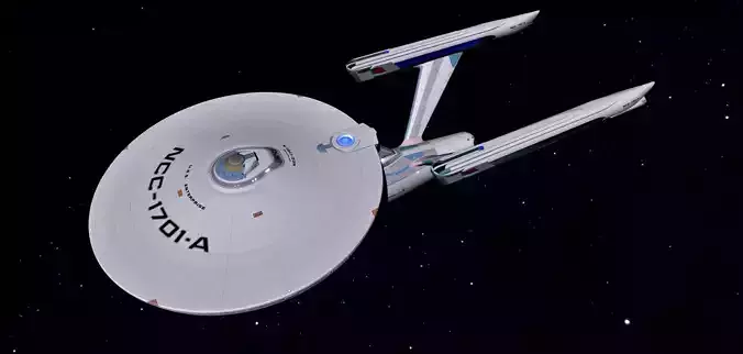 STAR TREK - USS ENTERPRISE NCC1701-A 3D model