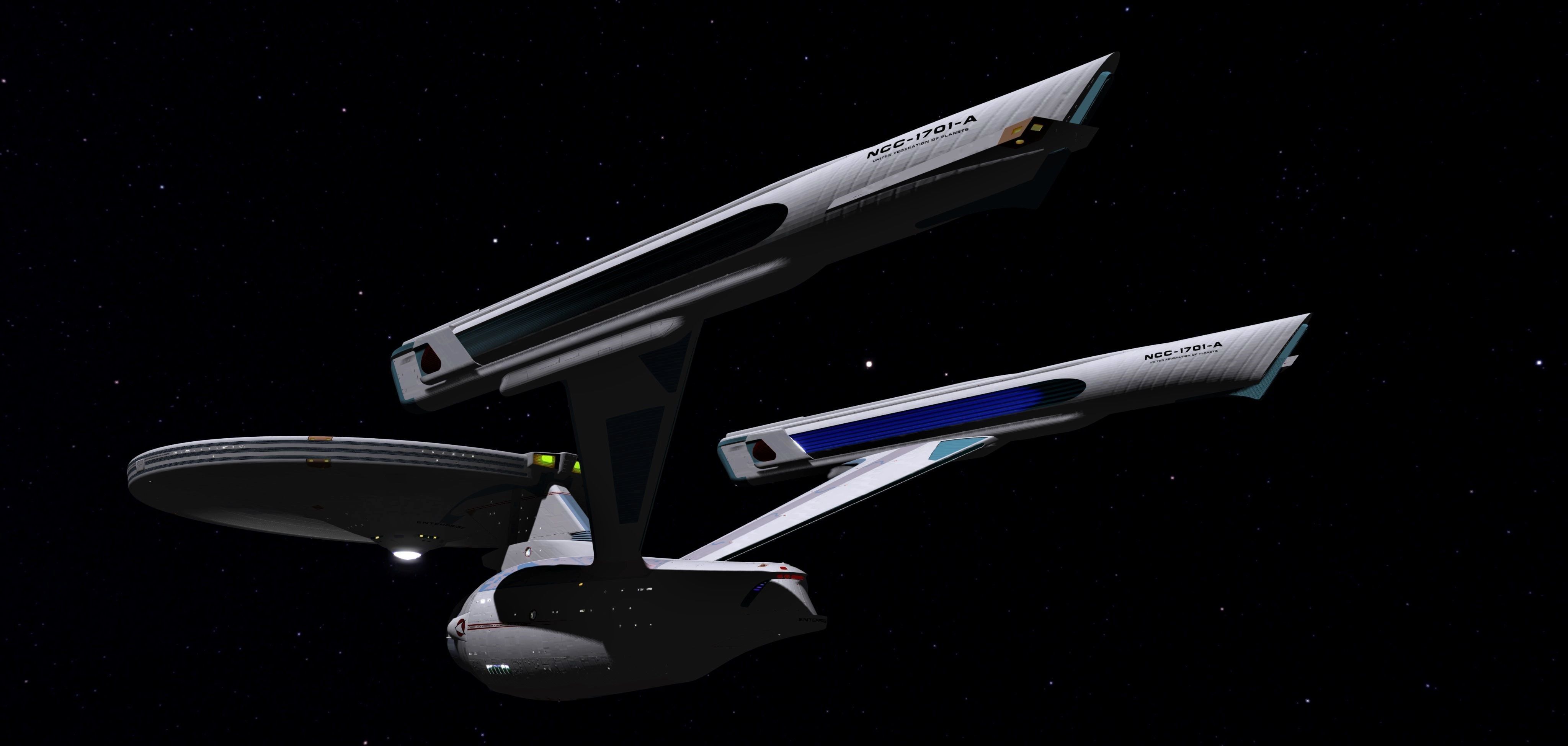 STAR TREK - USS ENTERPRISE NCC1701-A 3D model_4