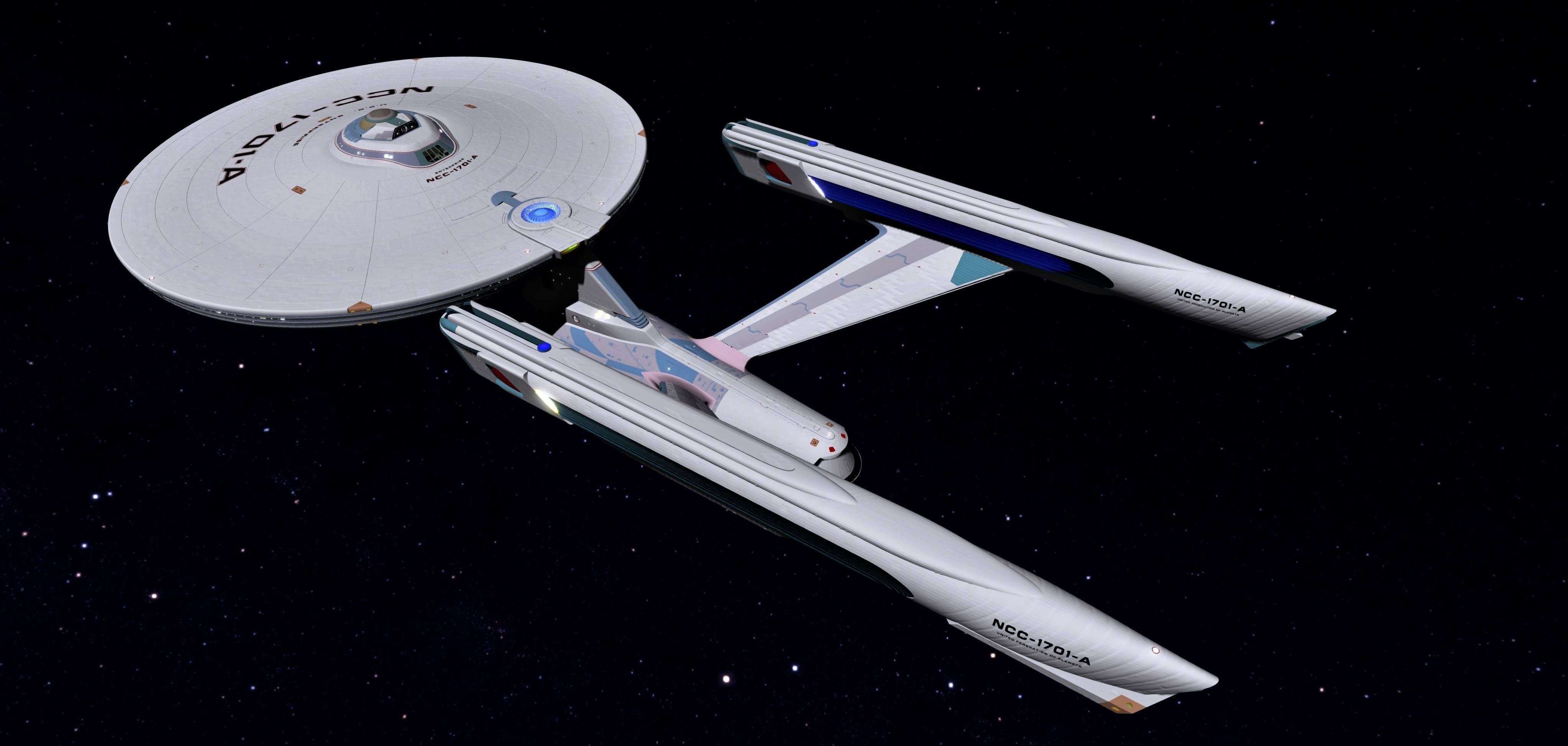 STAR TREK - USS ENTERPRISE NCC1701-A 3D model_2