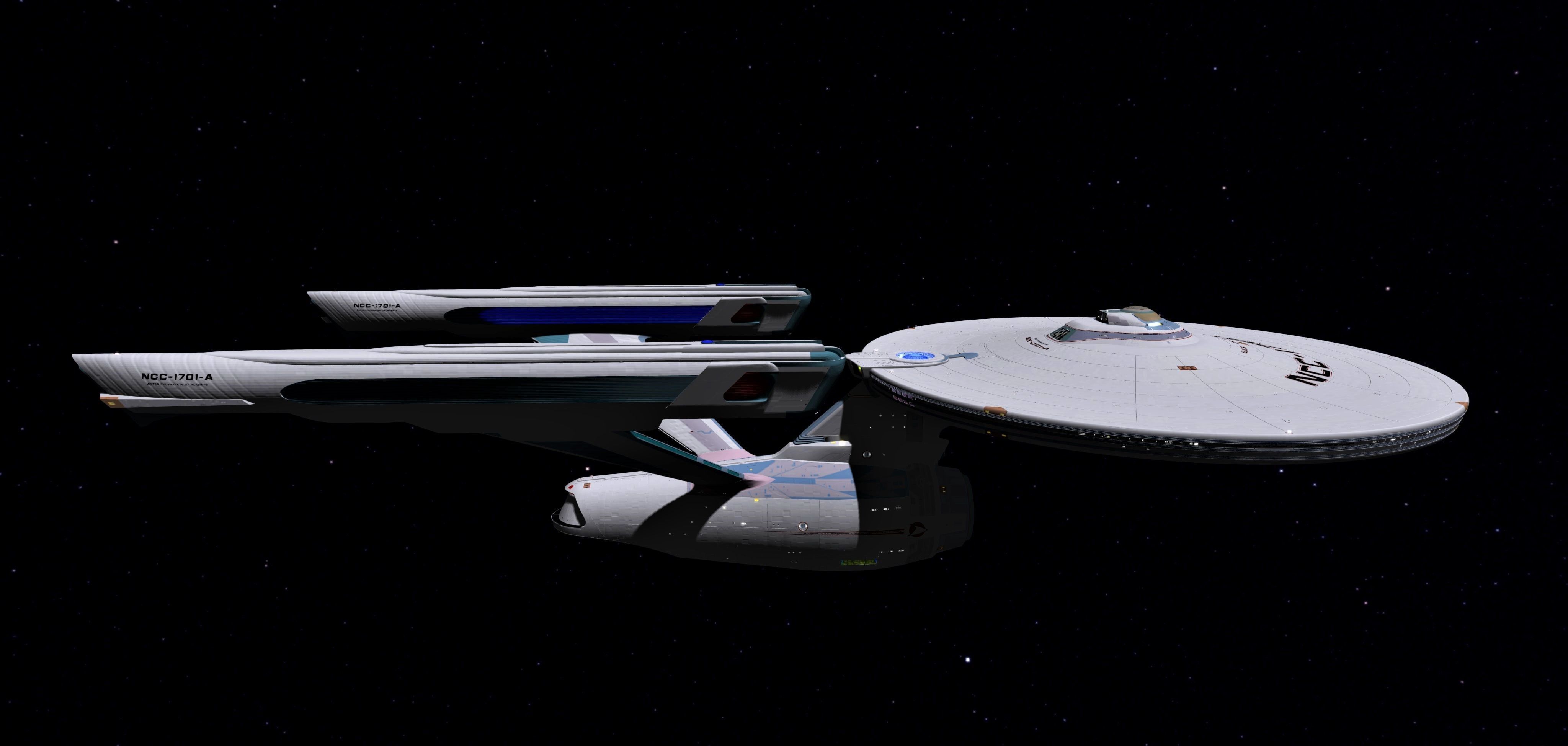 STAR TREK - USS ENTERPRISE NCC1701-A 3D model_11