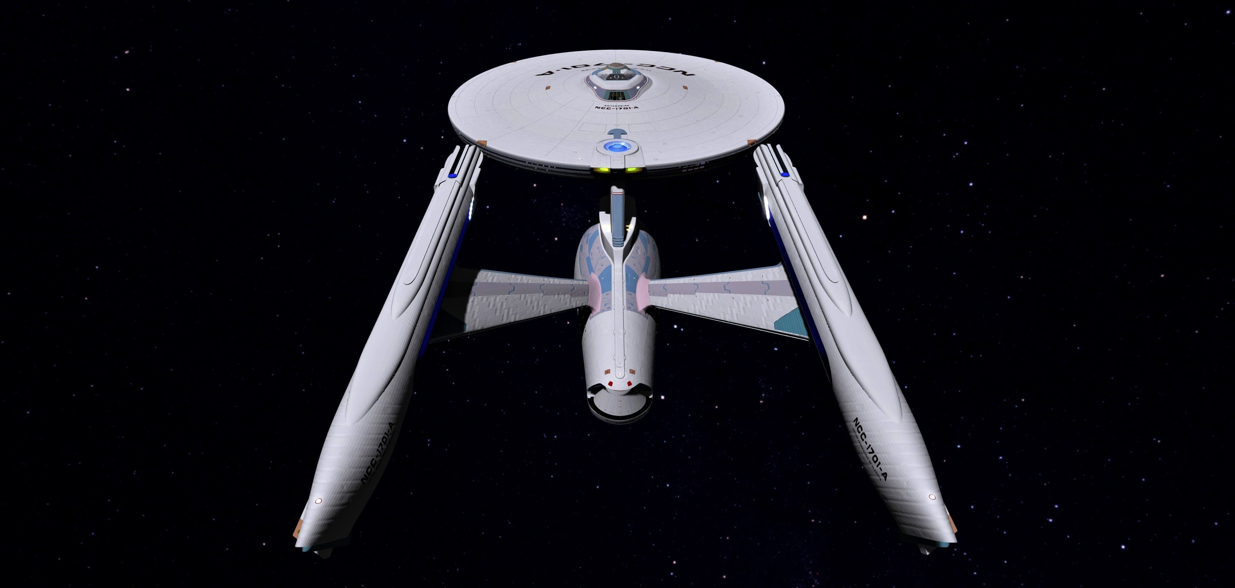 STAR TREK - USS ENTERPRISE NCC1701-A 3D model_6