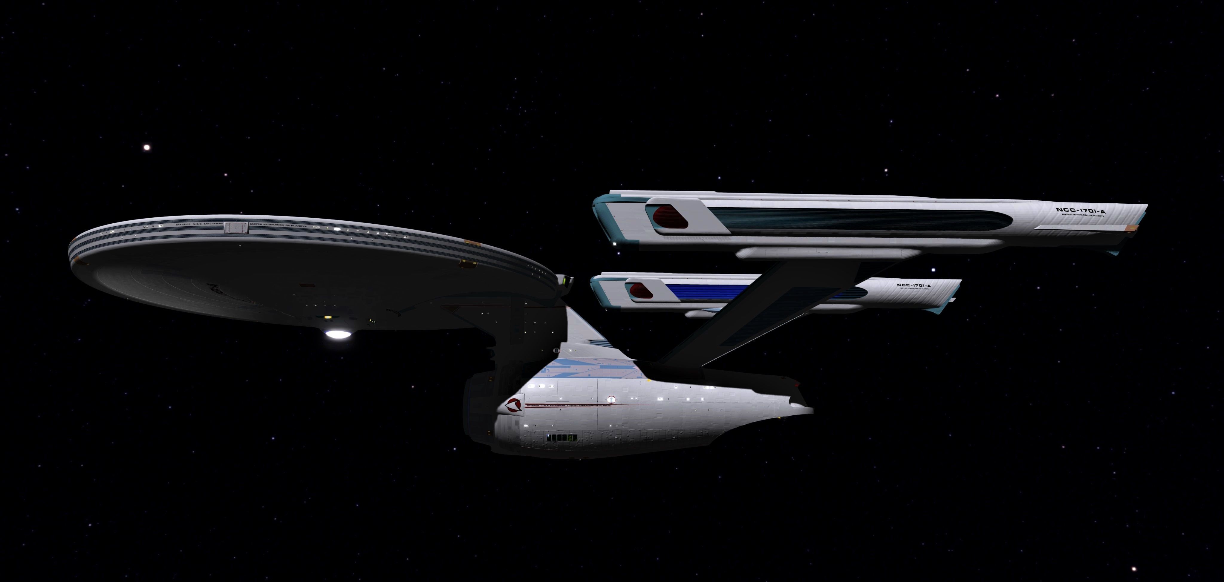 STAR TREK - USS ENTERPRISE NCC1701-A 3D model_12