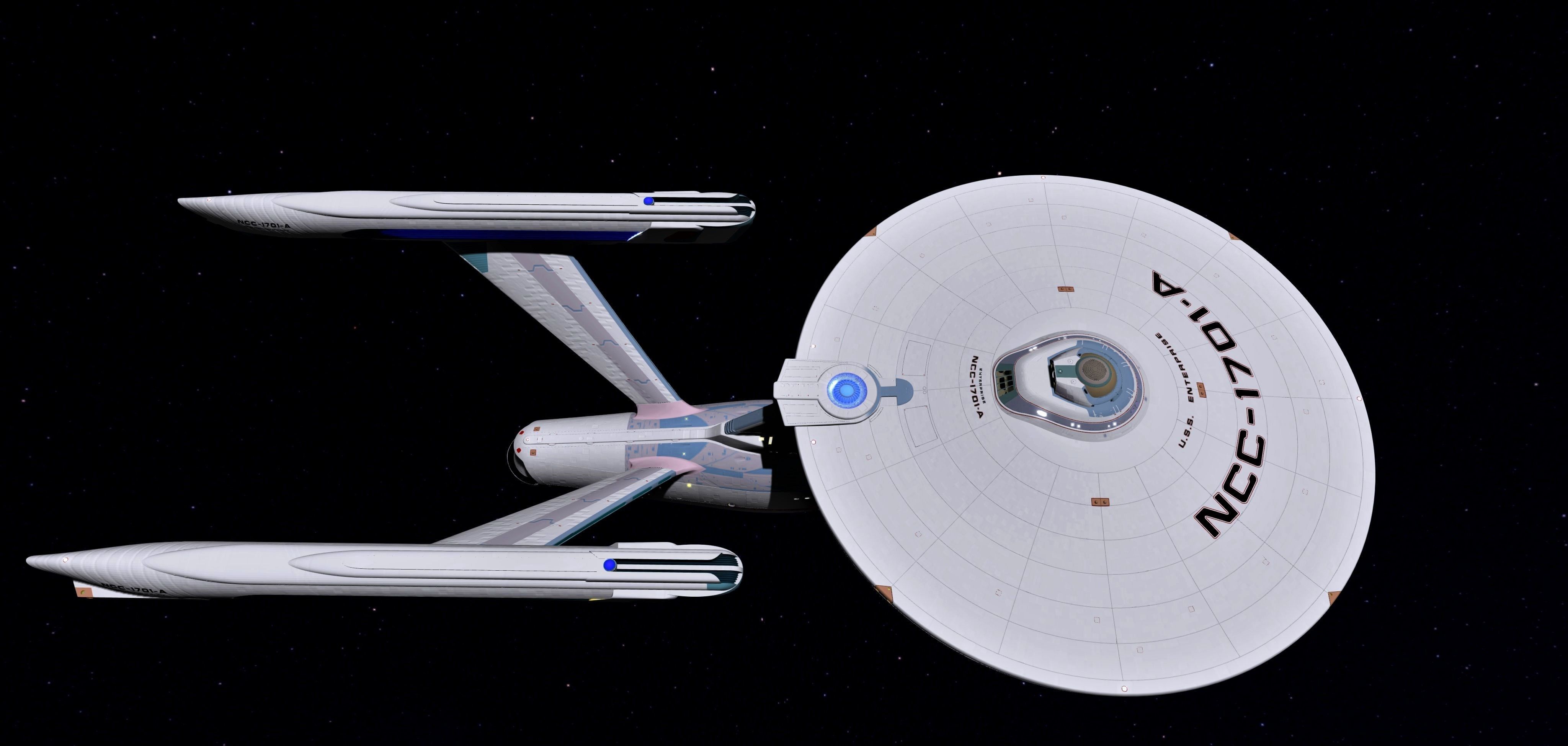 STAR TREK - USS ENTERPRISE NCC1701-A 3D model_9