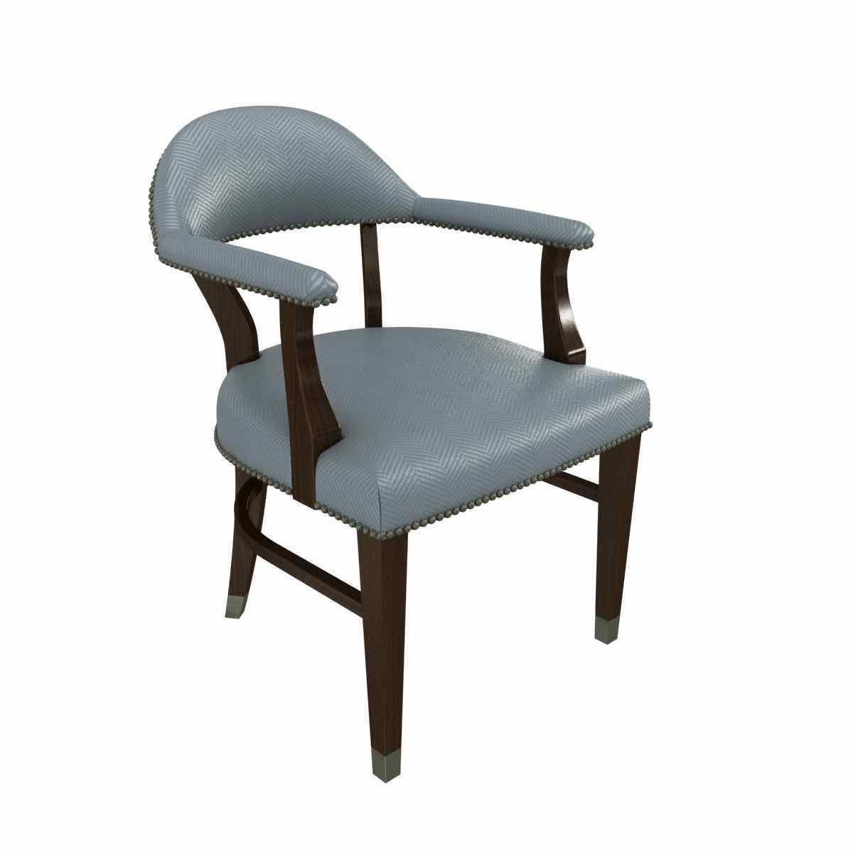 Charter furniture dining arm chair 3d model 3D model_2