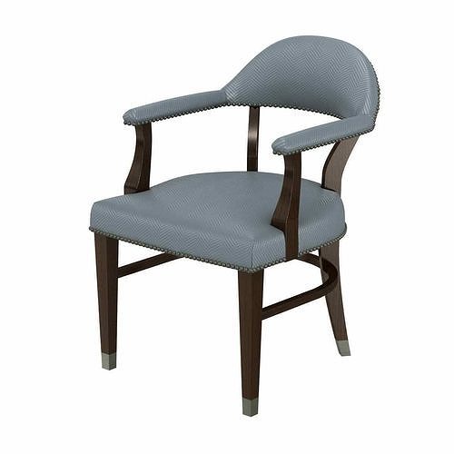 Charter furniture dining arm chair 3d model 3D model