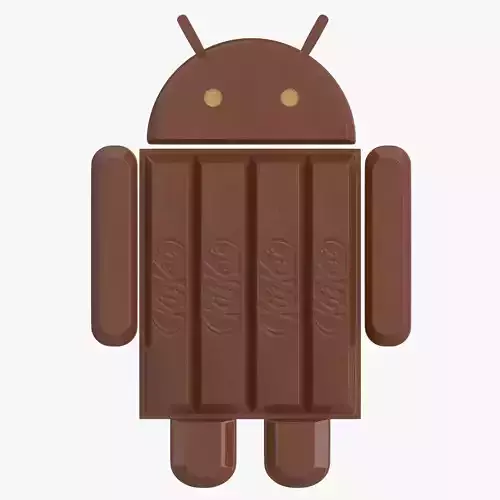 Android Kit Kat Logo 3D model