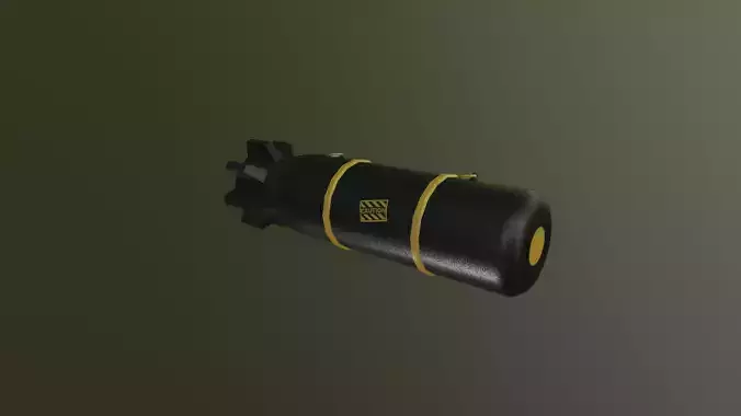 Bomb Military 3D Model