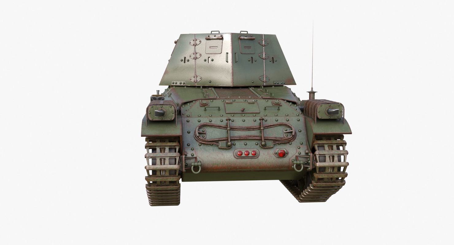 Tank Type 3 Ho Ni III Japan Mental Ray 3D model_53