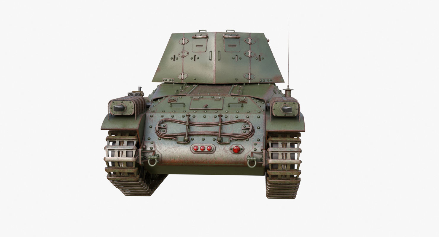 Tank Type 3 Ho Ni III Japan Mental Ray 3D model_52