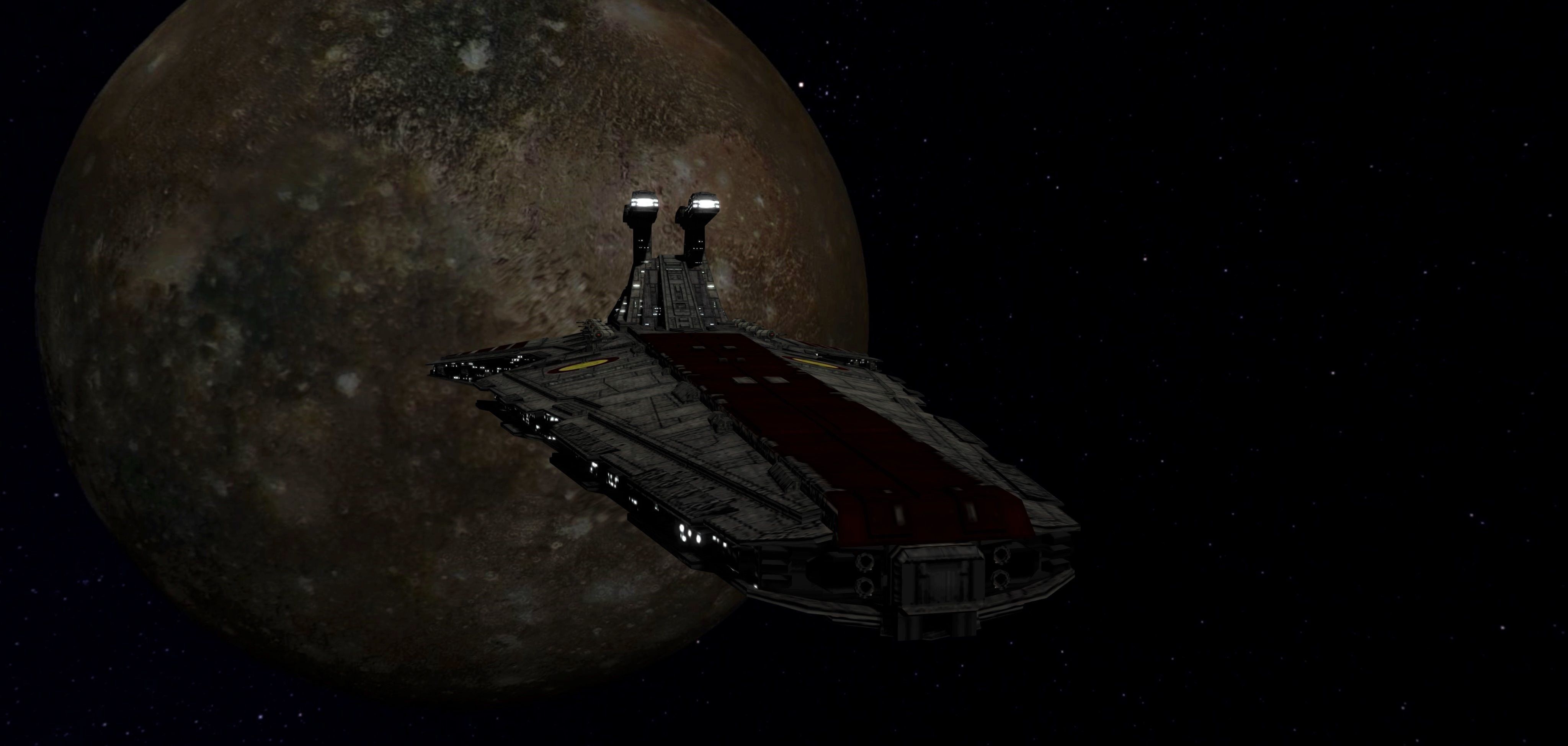 STAR WARS - VENATOR CLASS DESTROYER Low-poly 3D model_3