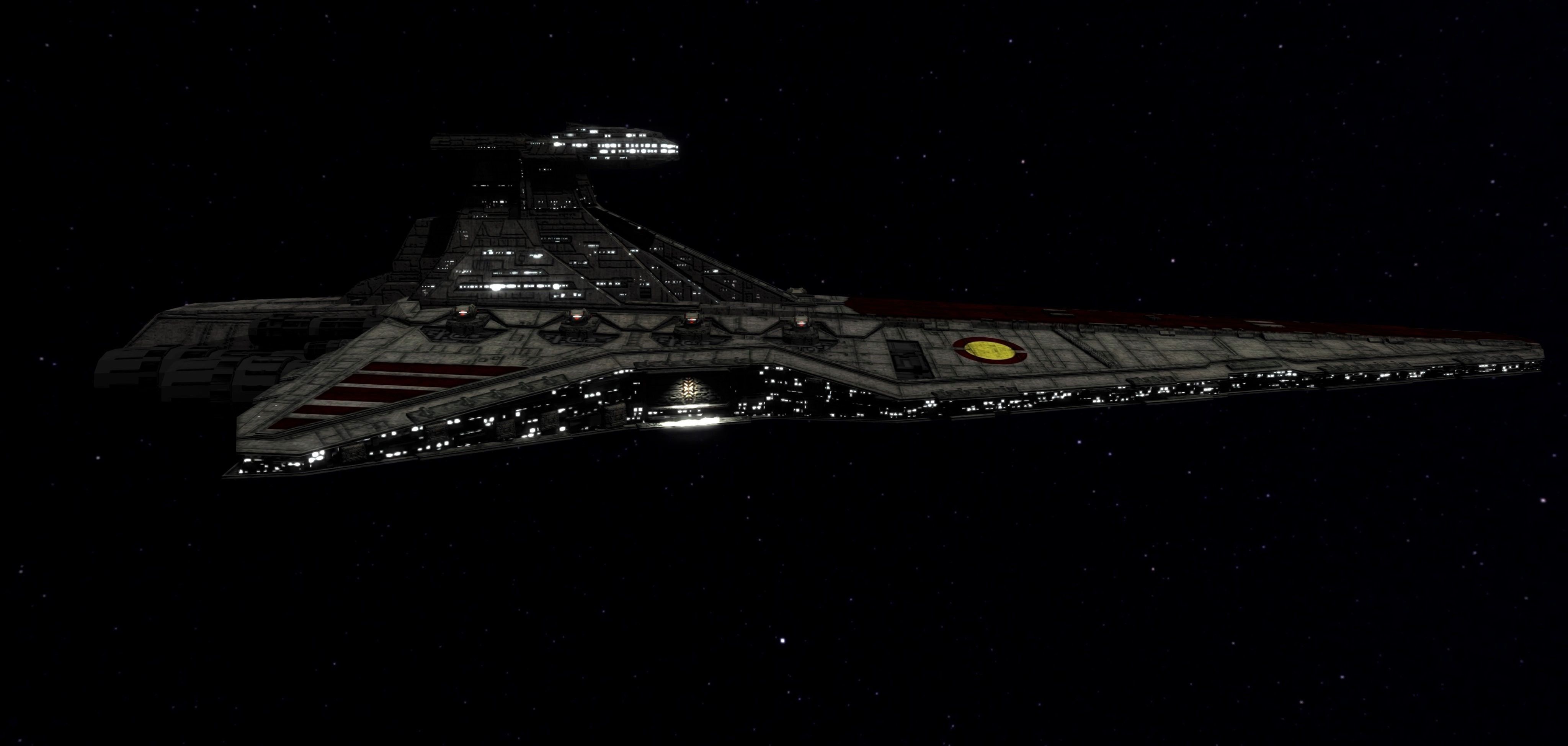 STAR WARS - VENATOR CLASS DESTROYER Low-poly 3D model_7