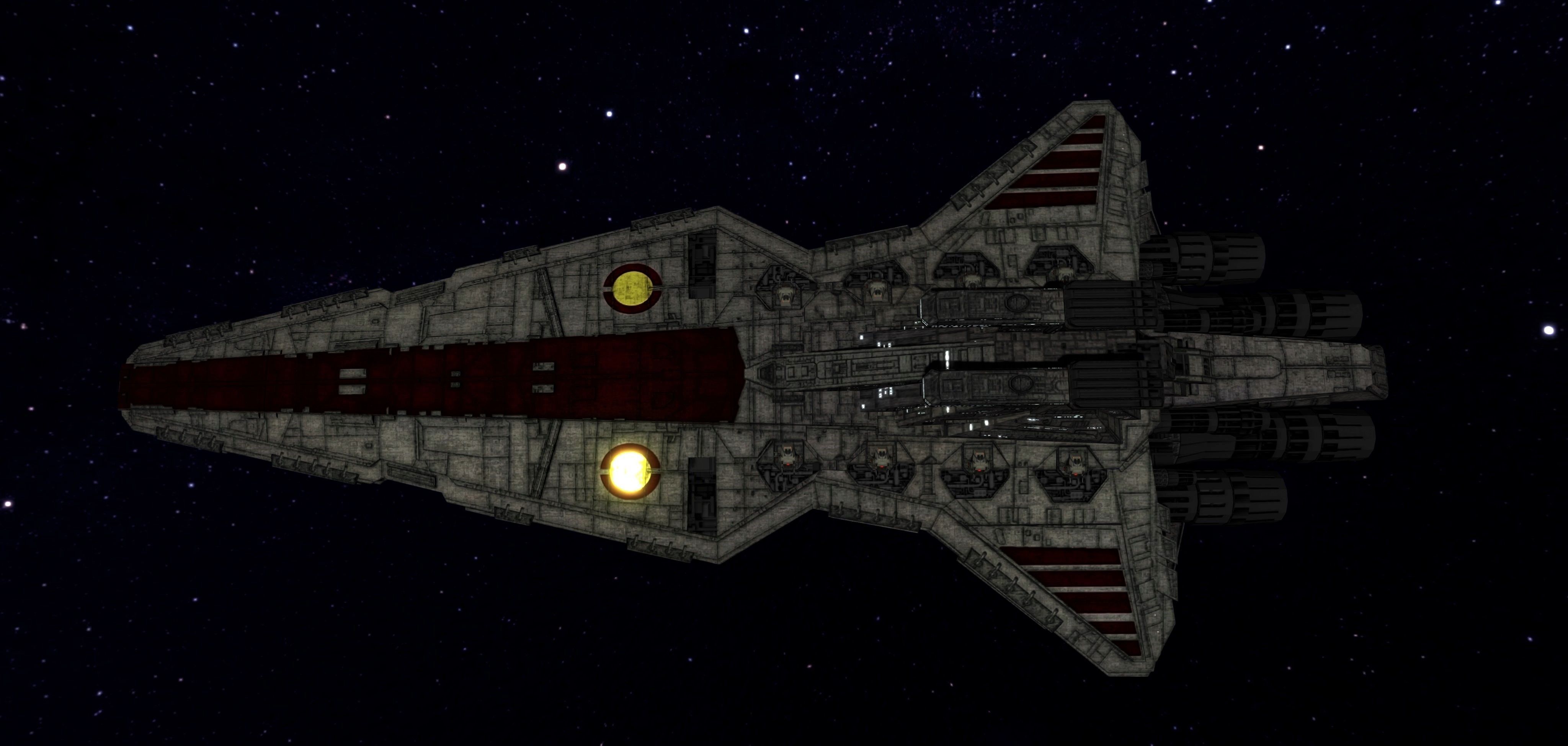 STAR WARS - VENATOR CLASS DESTROYER Low-poly 3D model_5