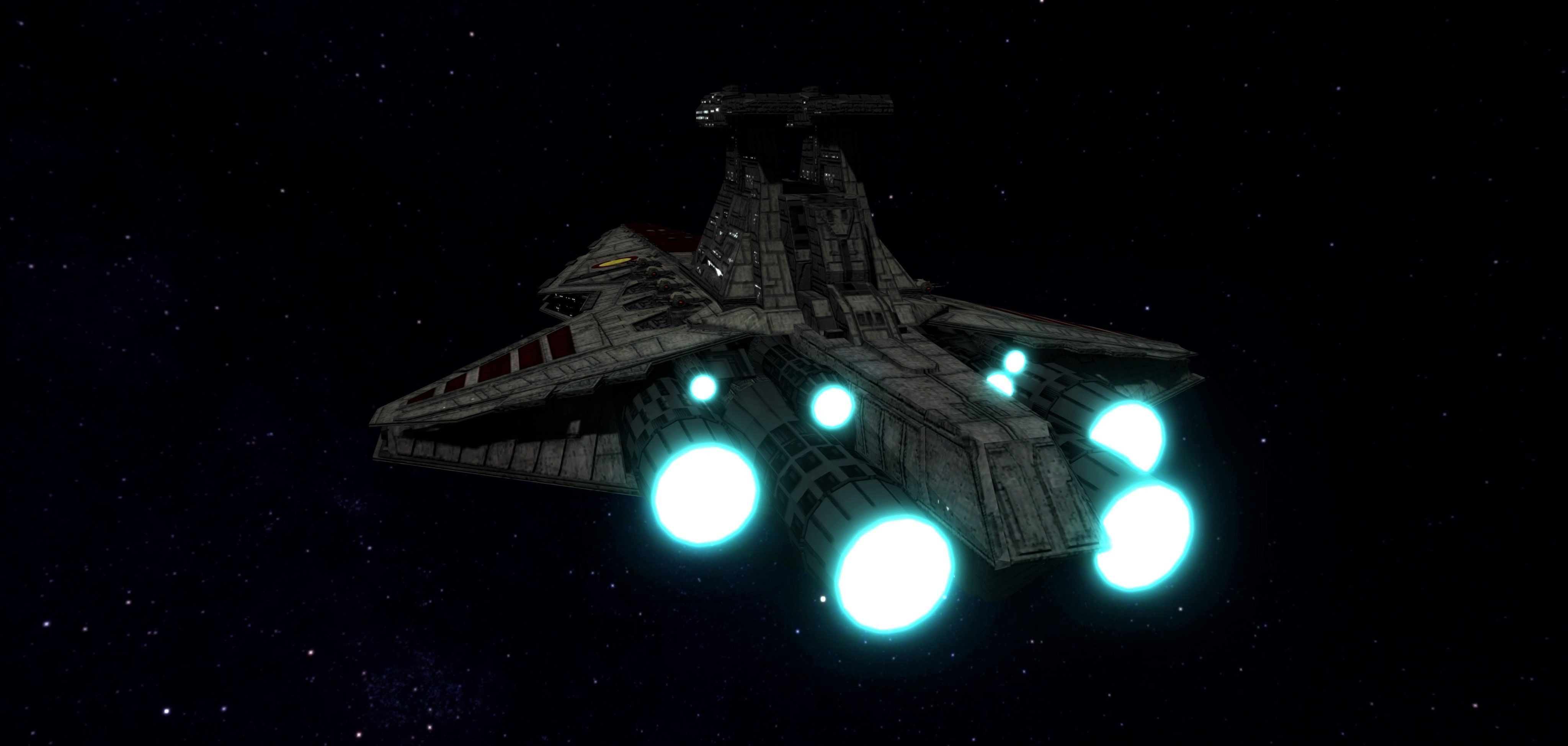 STAR WARS - VENATOR CLASS DESTROYER Low-poly 3D model_4