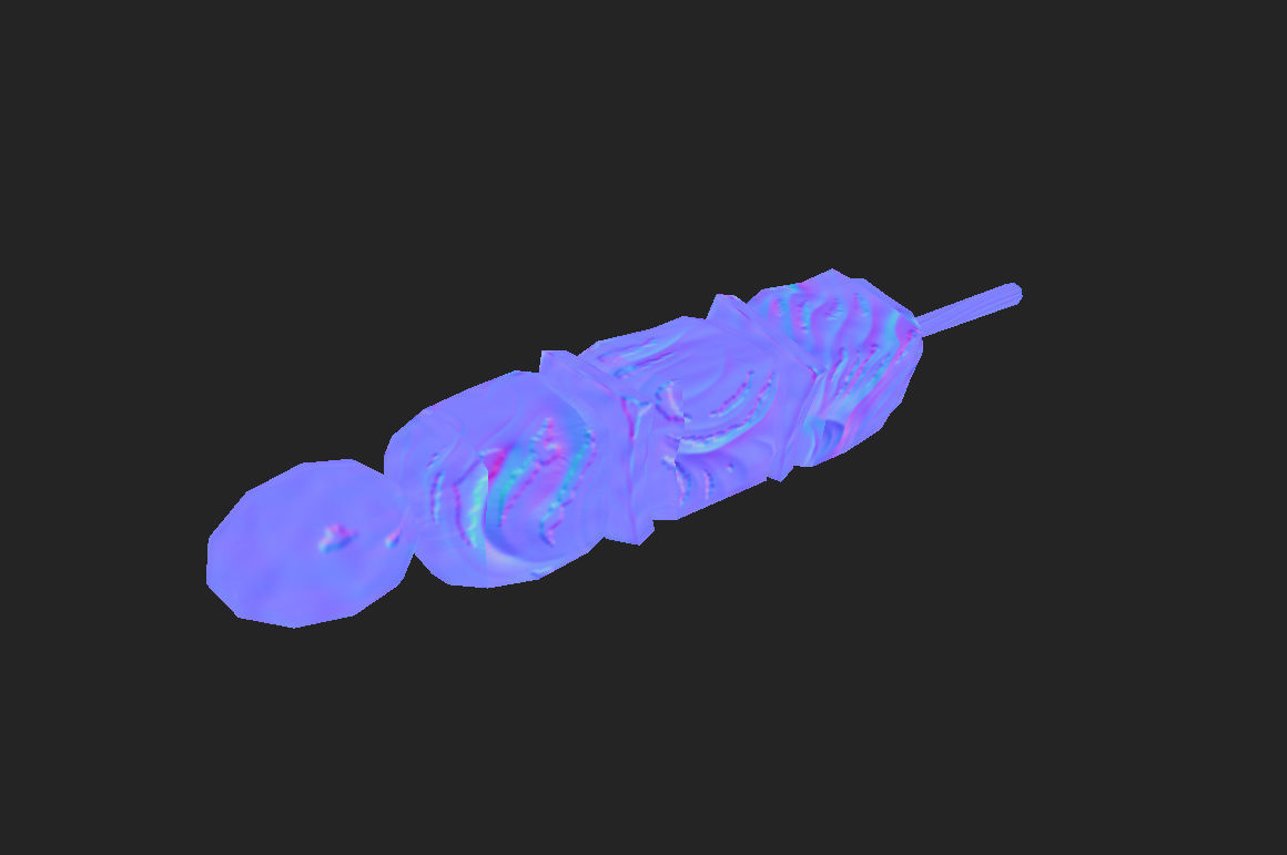 BBQ Skewer  Low-poly 3D model_15