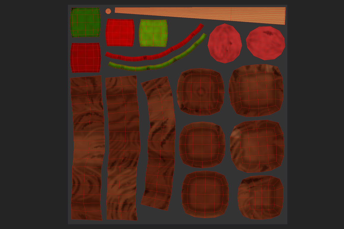 BBQ Skewer  Low-poly 3D model_12