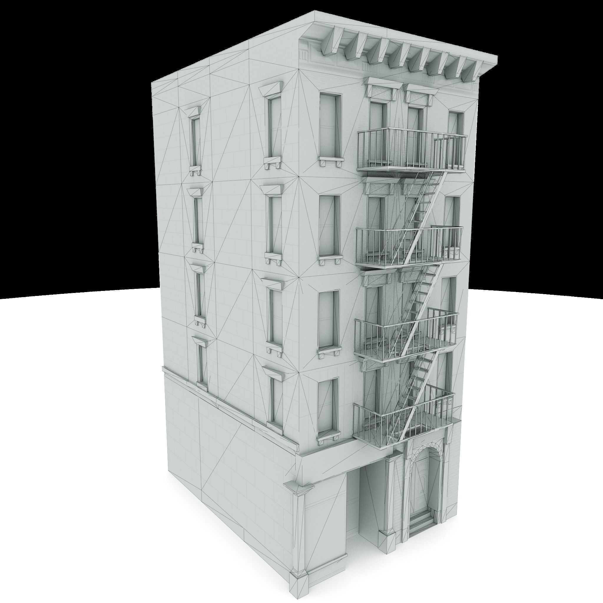 Nyc Building 01 Low-poly 3D model_3