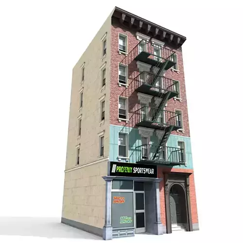 Nyc Building 01 Low-poly 3D model
