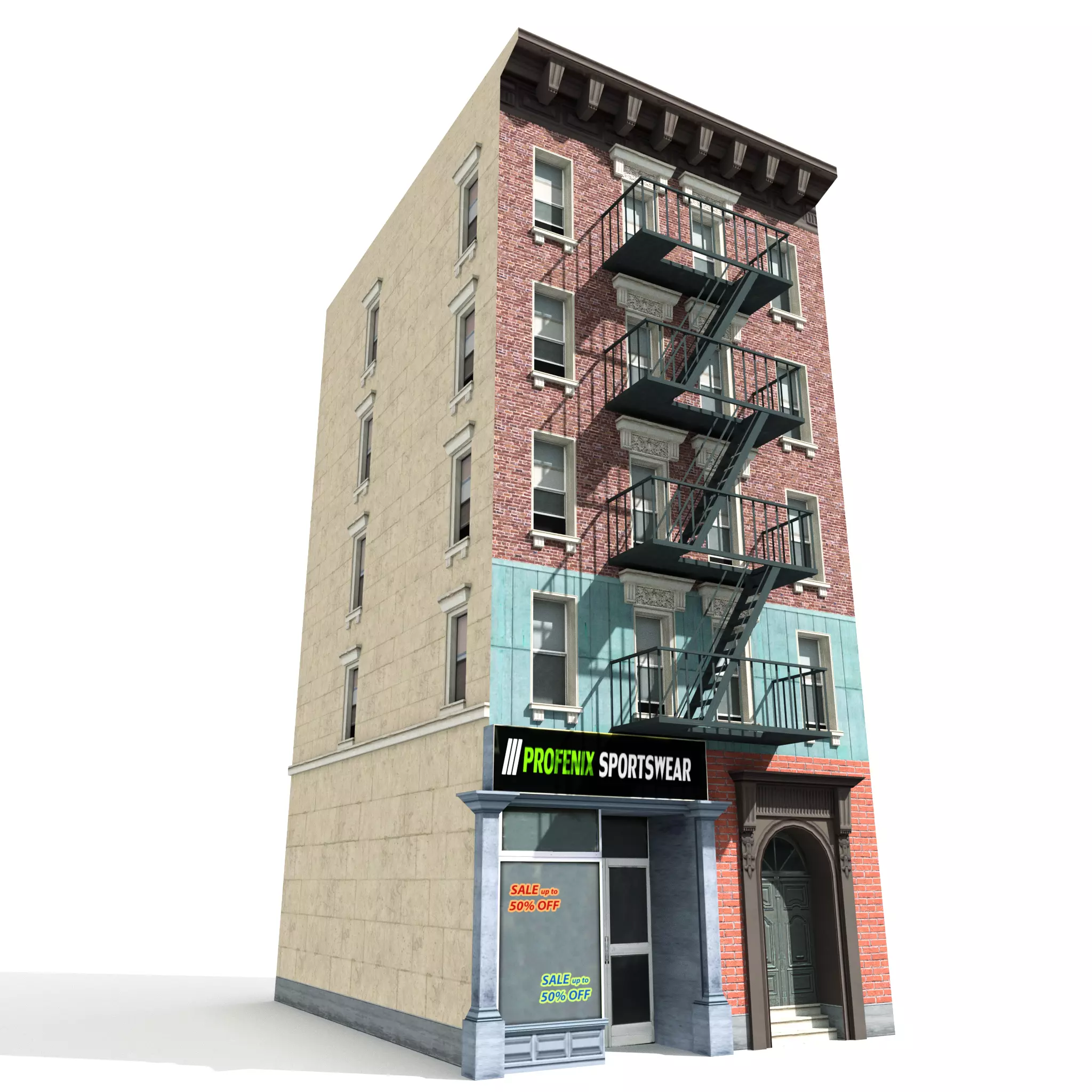 Nyc Building 01 Low-poly 3D model_0