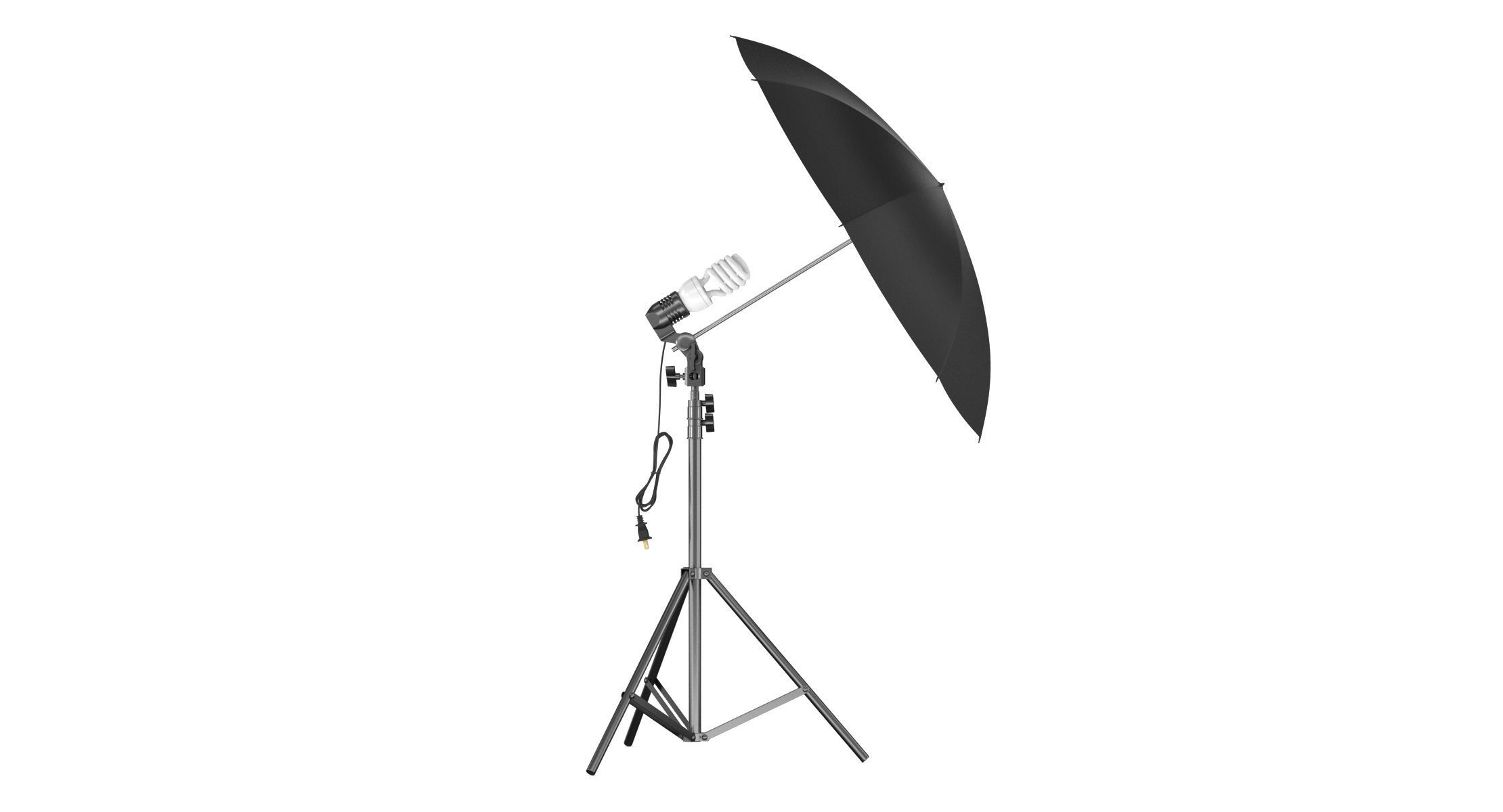 Umbrella Lighting Single Light Bulb 3D model_3