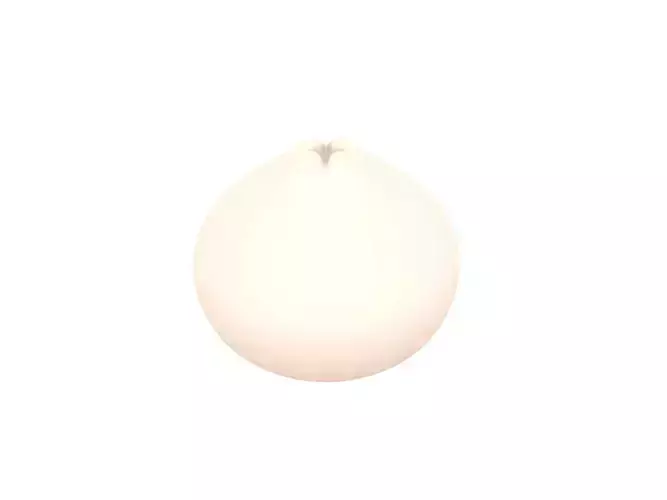 Steamed Buns Low-poly 3D model Steamed Buns Low-poly 3D model