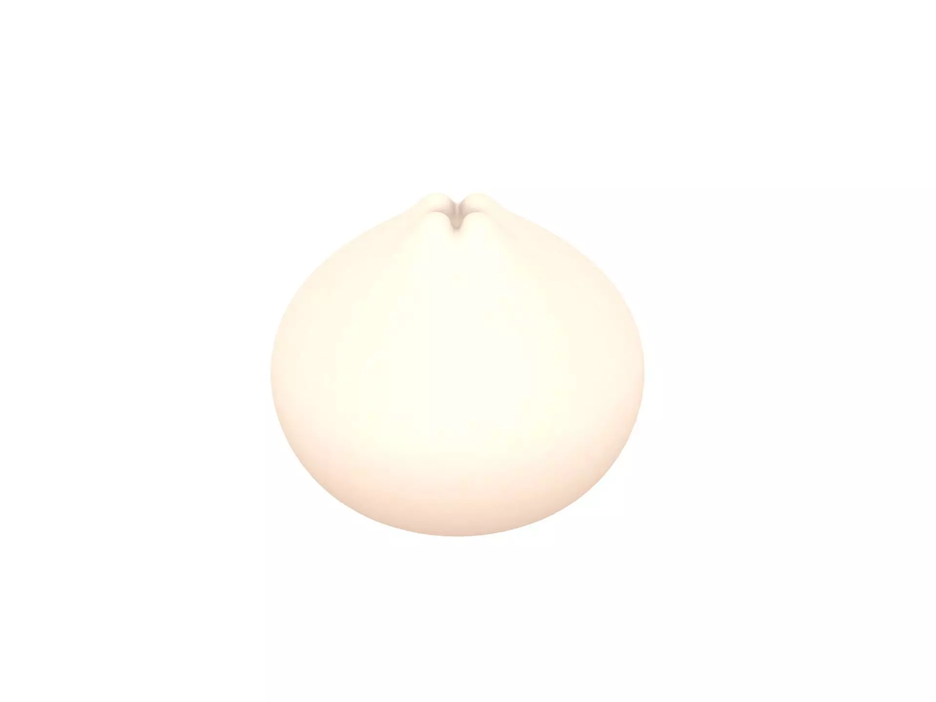 Steamed Buns Low-poly 3D model_0