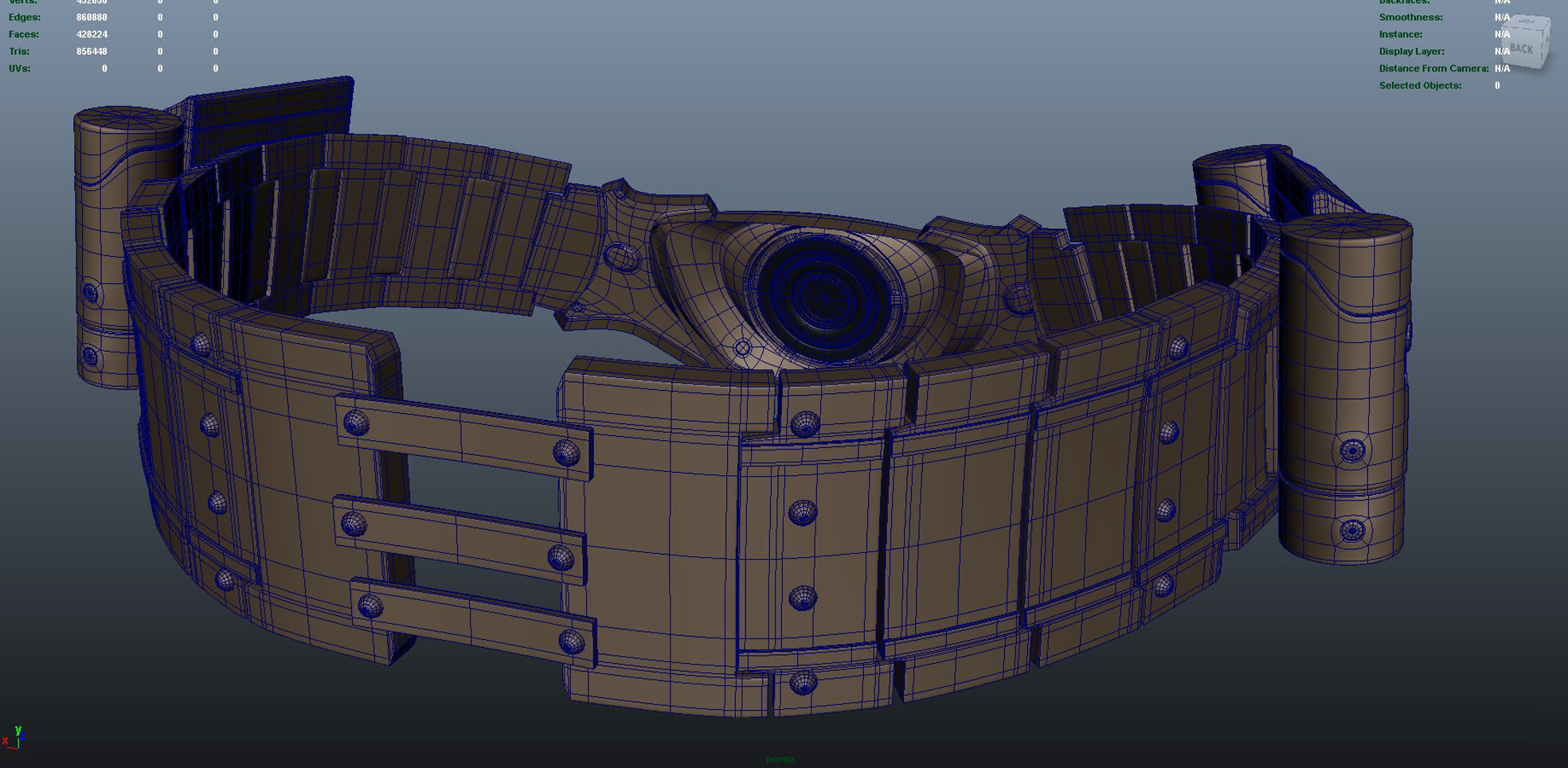 Batman Belt 3D model_5