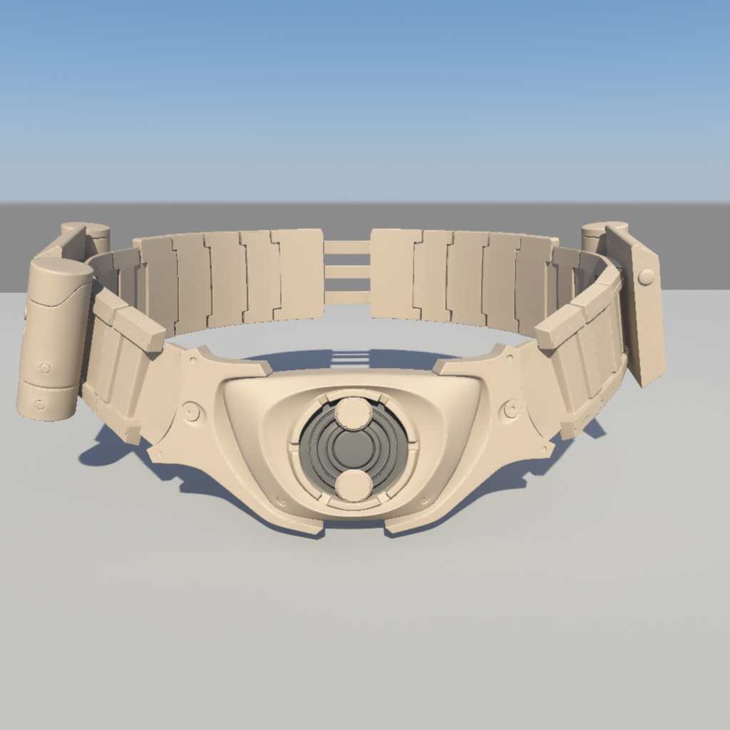 Batman Belt 3D model_2