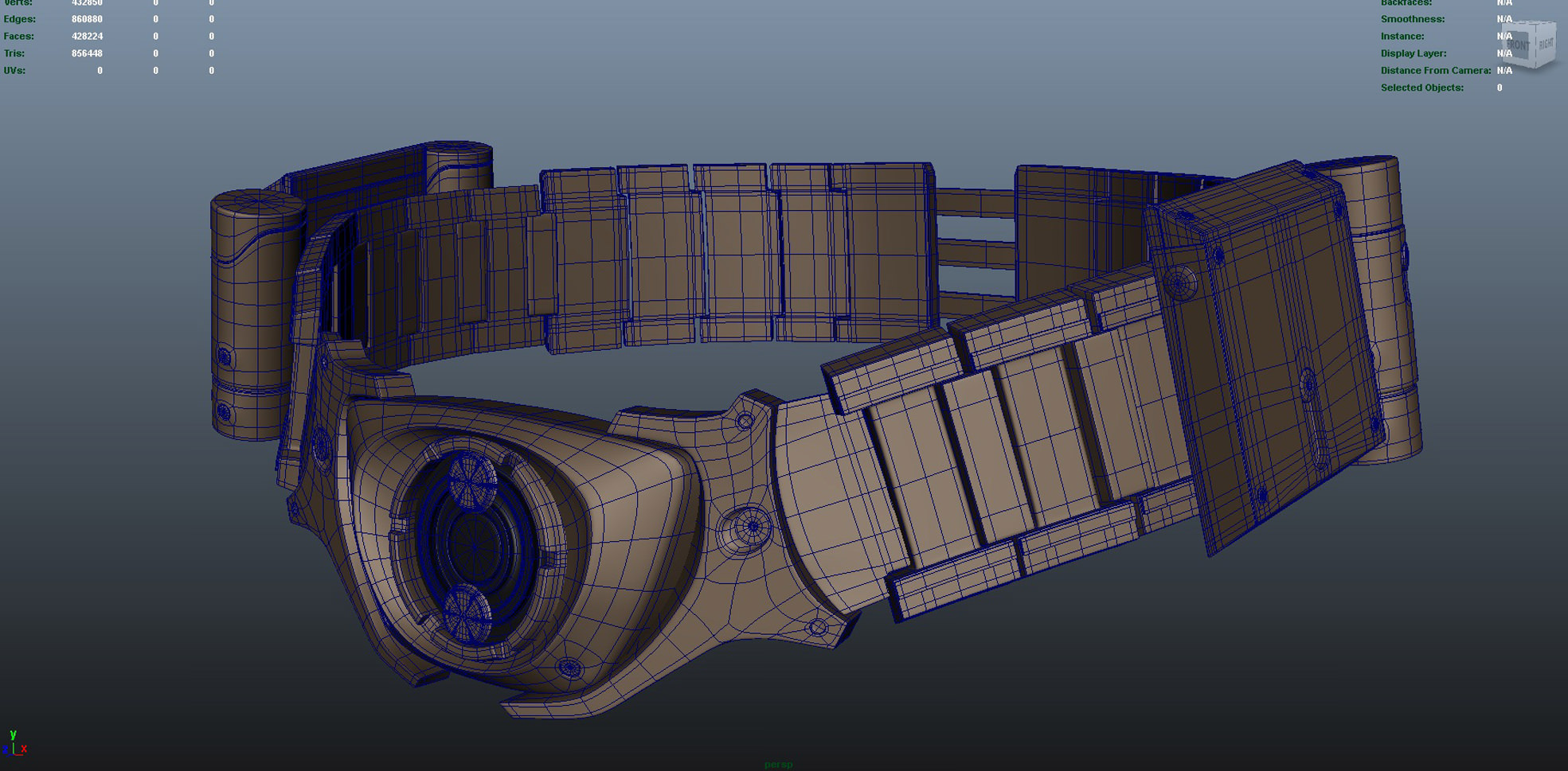 Batman Belt 3D model_6
