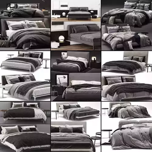 Bed Collection 04 - 10 Items