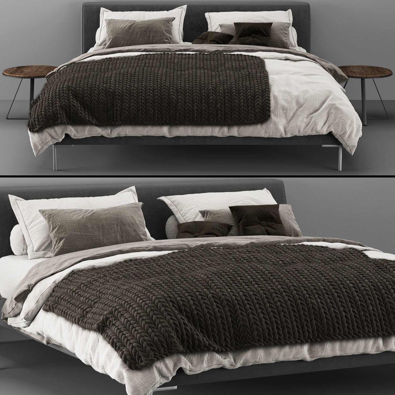Bed Collection 04 - 10 Items 3D model_28