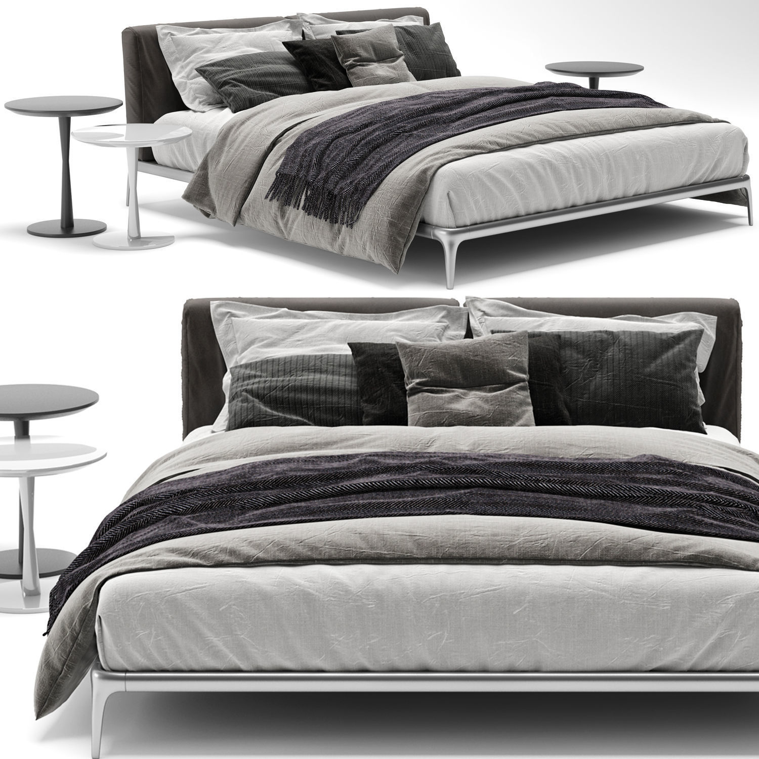 Bed Collection 04 - 10 Items 3D model_14