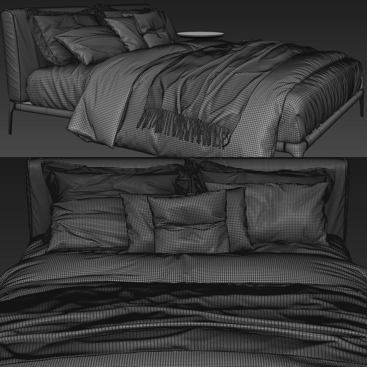 Bed Collection 04 - 10 Items 3D model_15