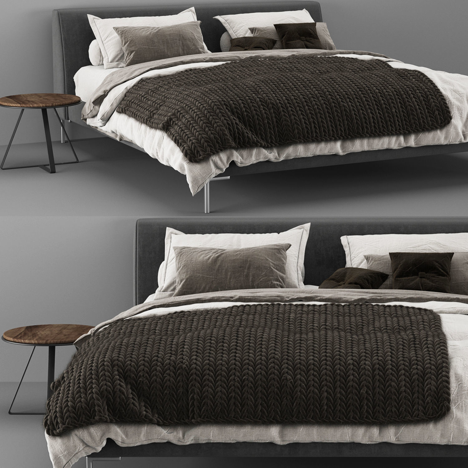 Bed Collection 04 - 10 Items 3D model_29