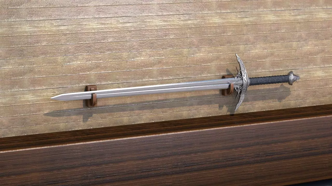 Medieval sword 3D model | CGTrader