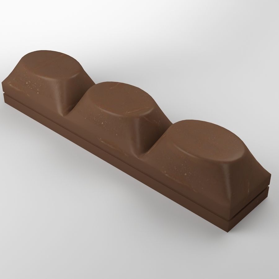 Chocolate 02 3D model_2