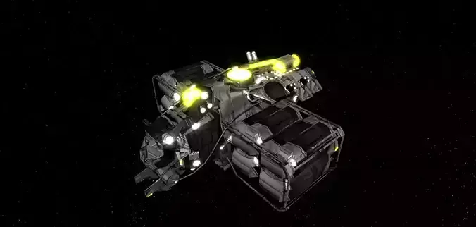 Kings - Cargo Ship - Updated Low-poly 3D model