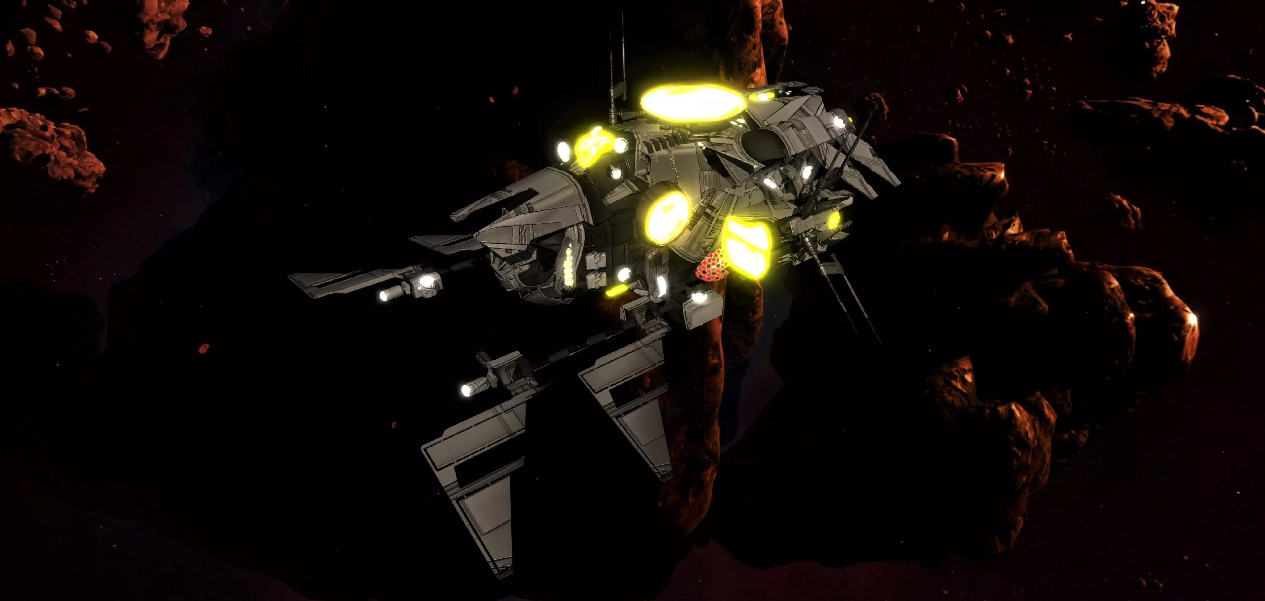 Kings - Command Ship - Updated Low-poly 3D model_0