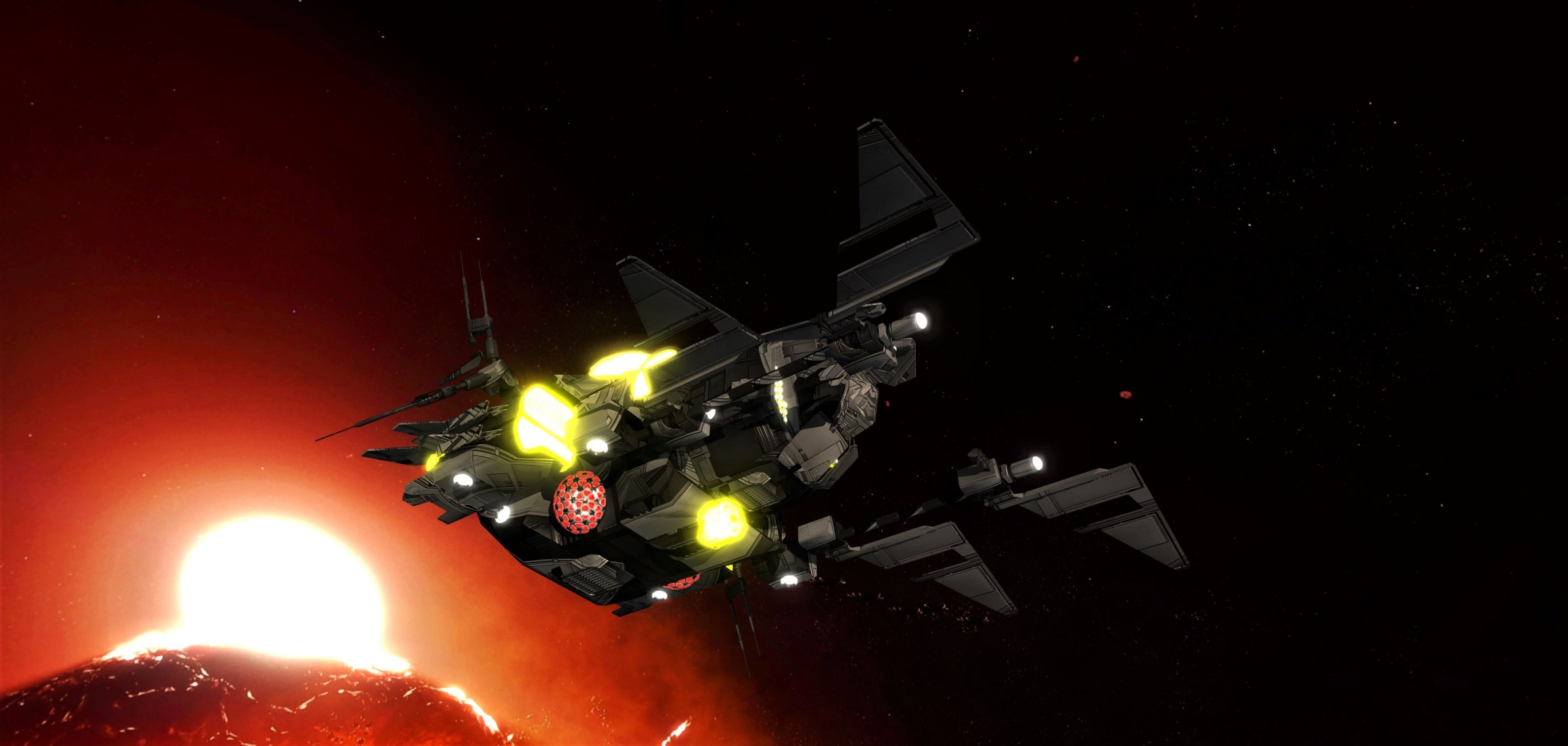 Kings - Command Ship - Updated Low-poly 3D model_2