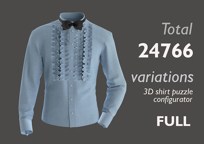 Part 1 - 3D Shirt  Configurator - FULL  3D model