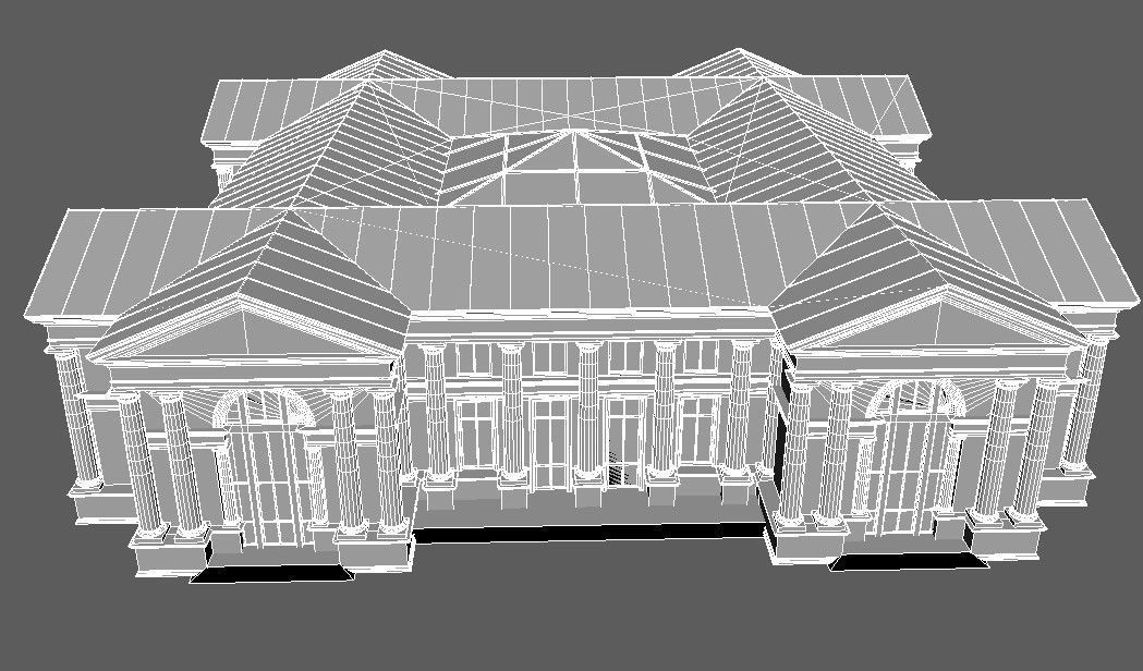 classic architecture 3D model_13