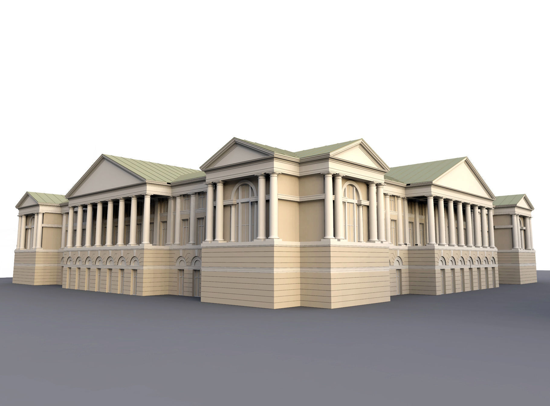 classic architecture 3D model_11