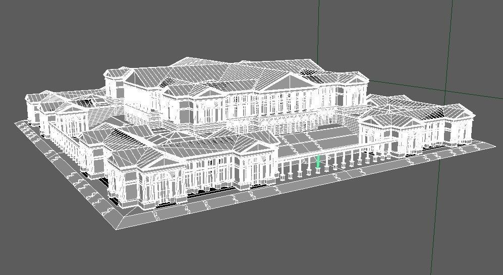 classic architecture 3D model_4