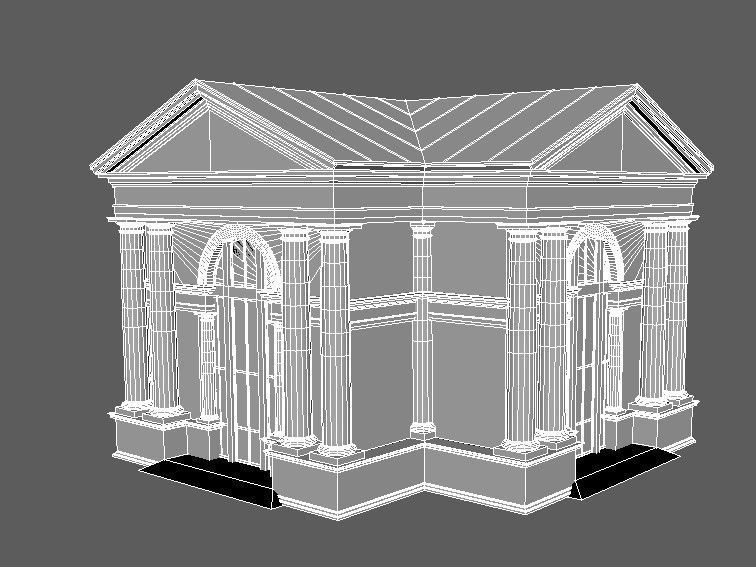classic architecture 3D model_16